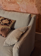 Warren Loose Cover Sofa, Rust Linen