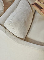 Warren Loose Cover Sofa, Soft Sage Cotton