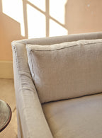 Warren Loose Cover Armchair, Parchment Cotton