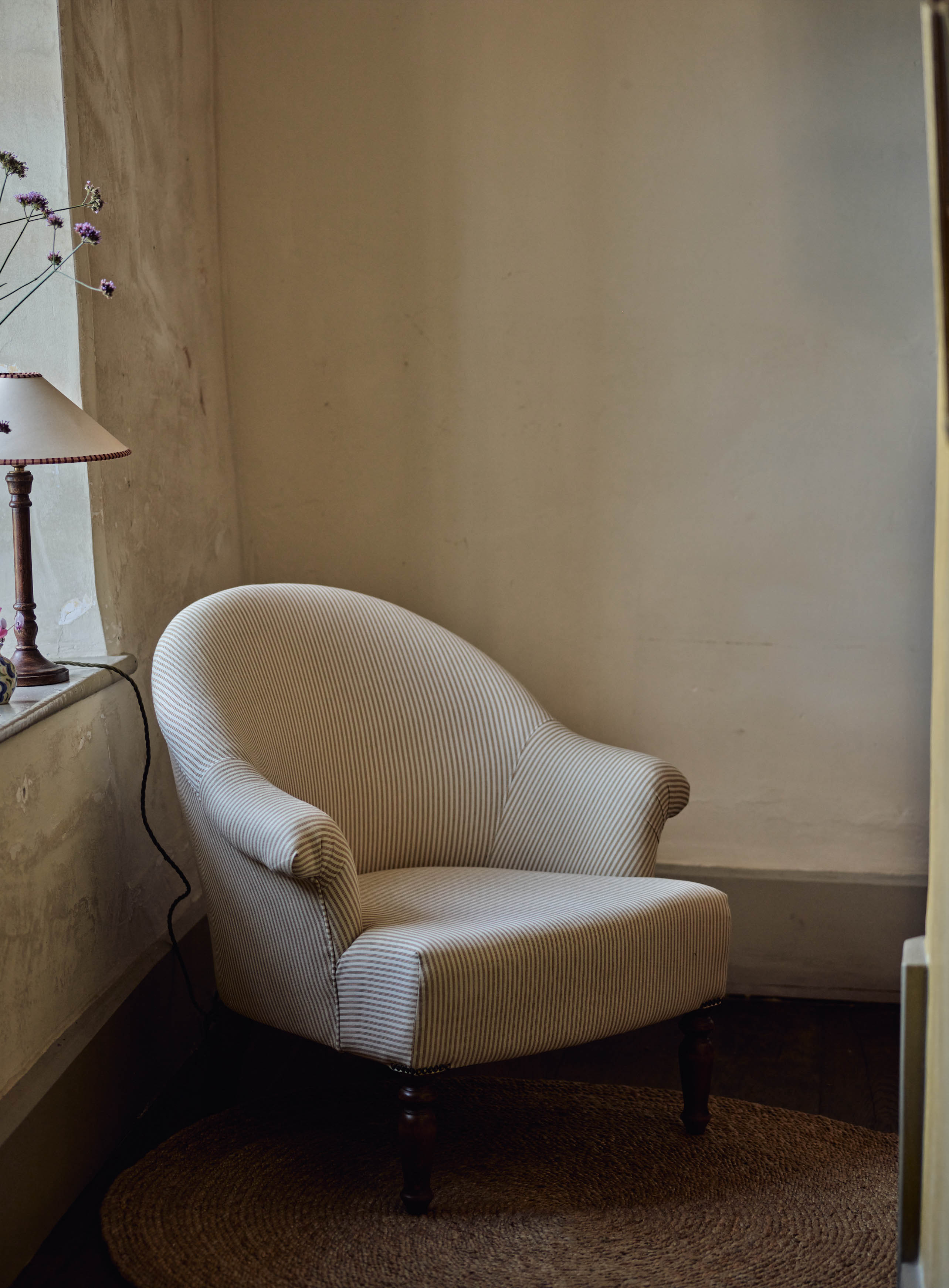 Clandon Armchair, Sage Velvet