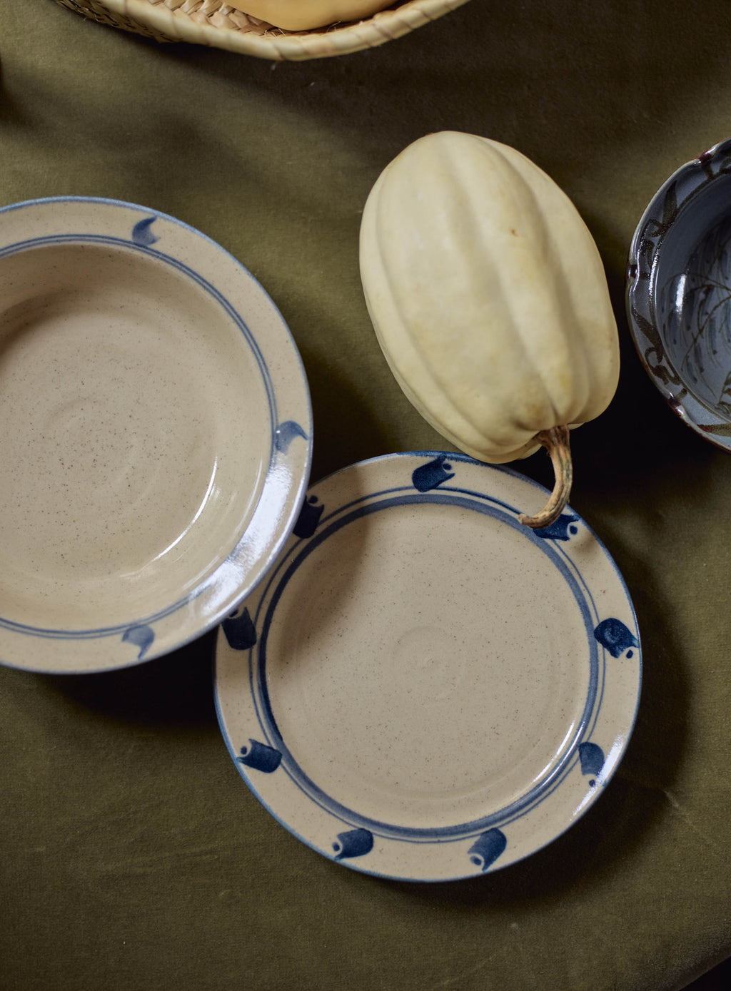 Inky Painted Side Plate