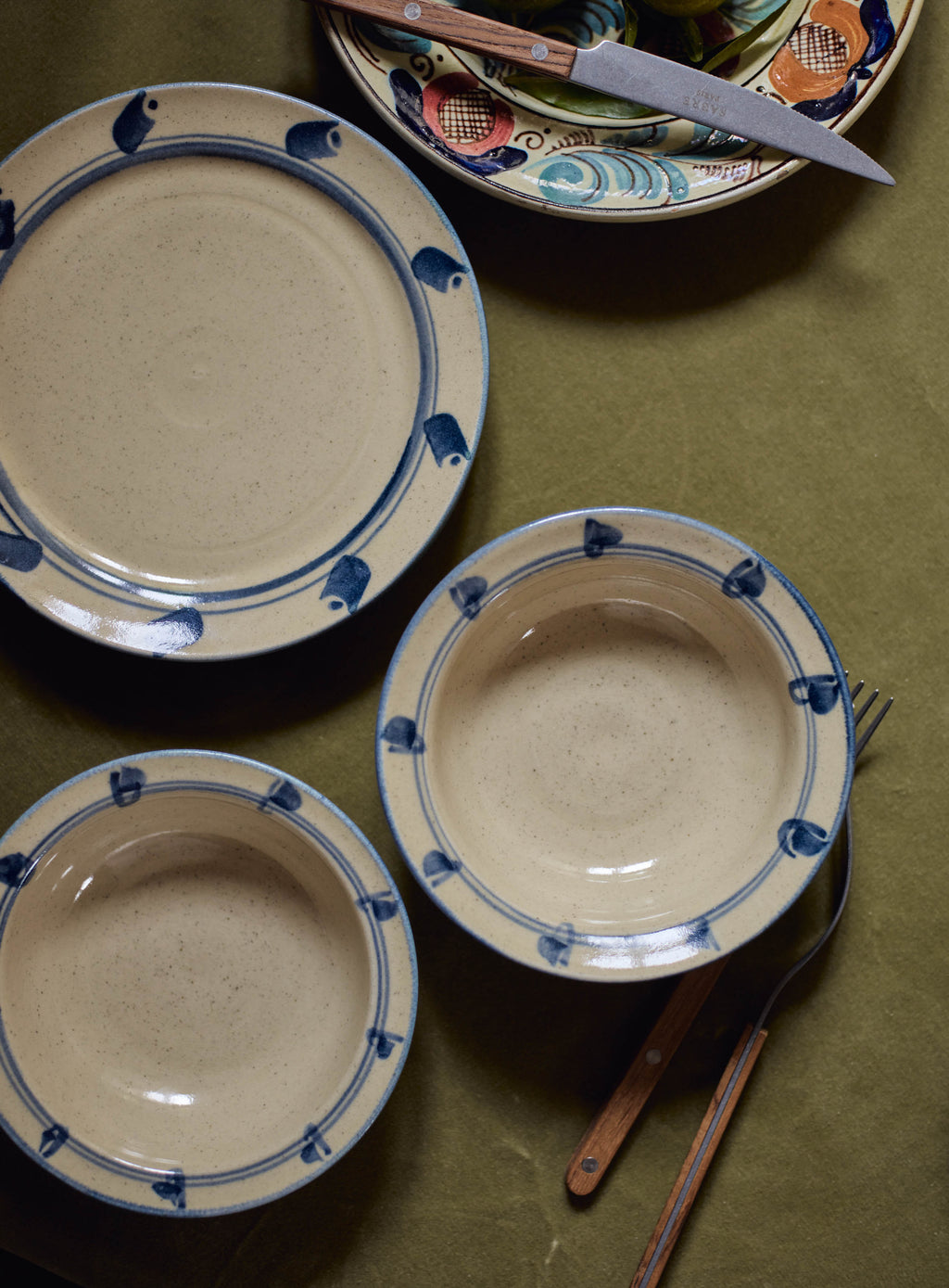 Inky Painted Cereal Bowl