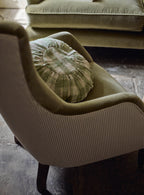Bromley Wingback Chair, Soft Sage Cotton