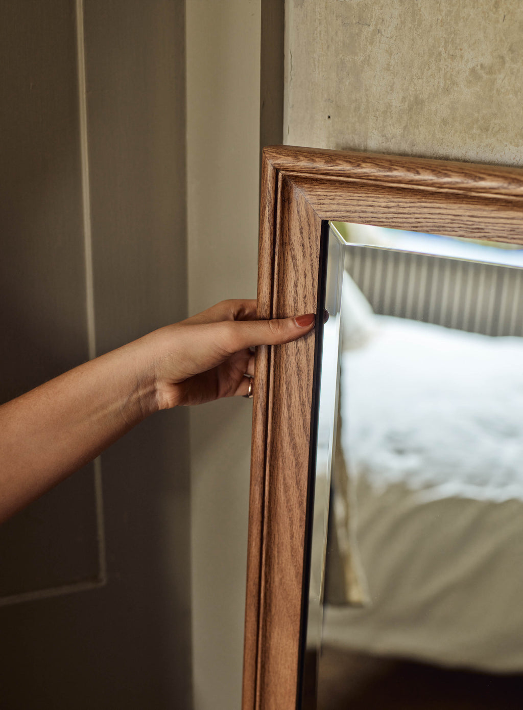 Oliver Oak Mirror, Full Length