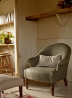 Clandon Armchair, Natural Wool