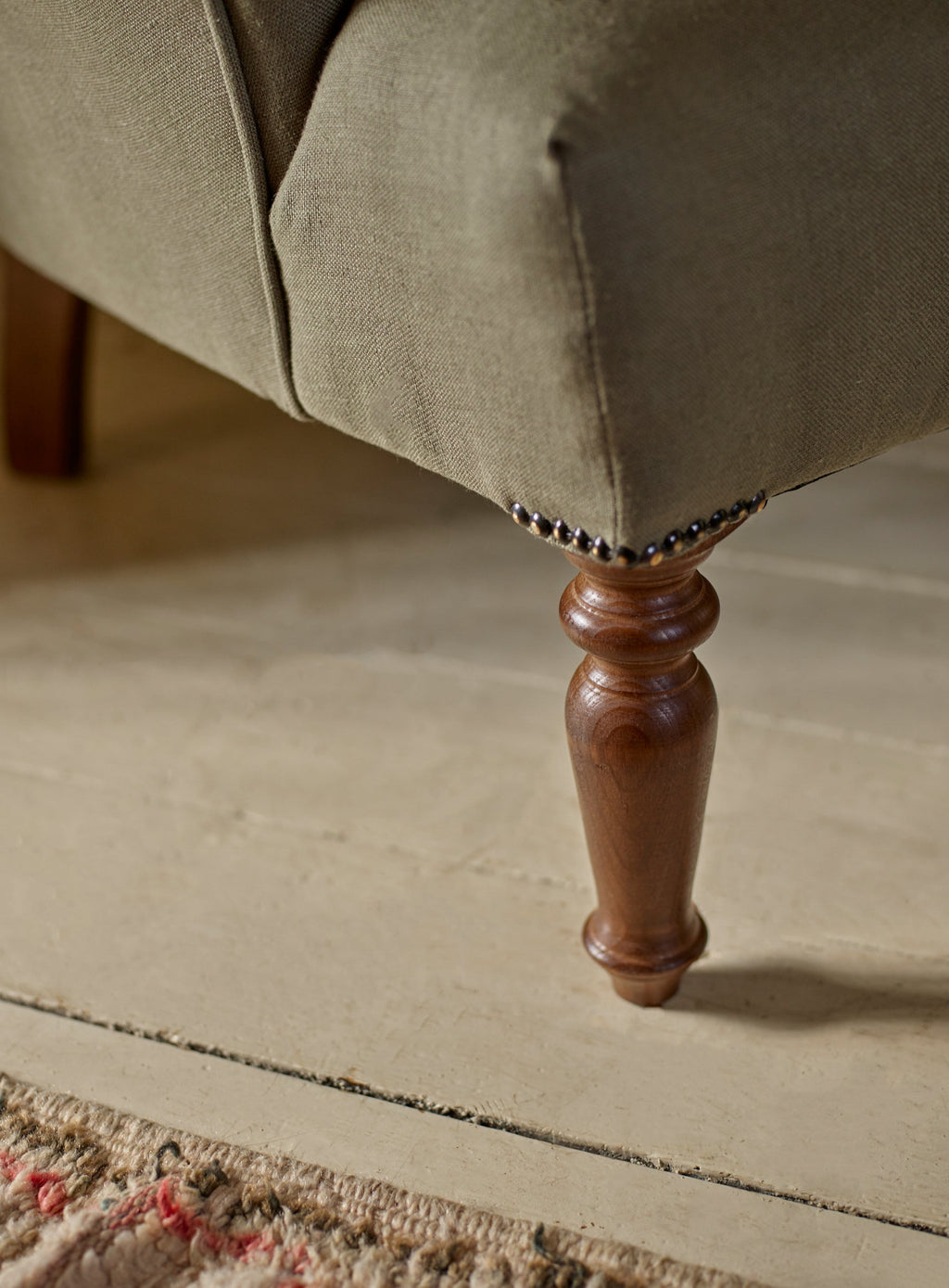 Clandon Armchair, Slate Grey Velvet