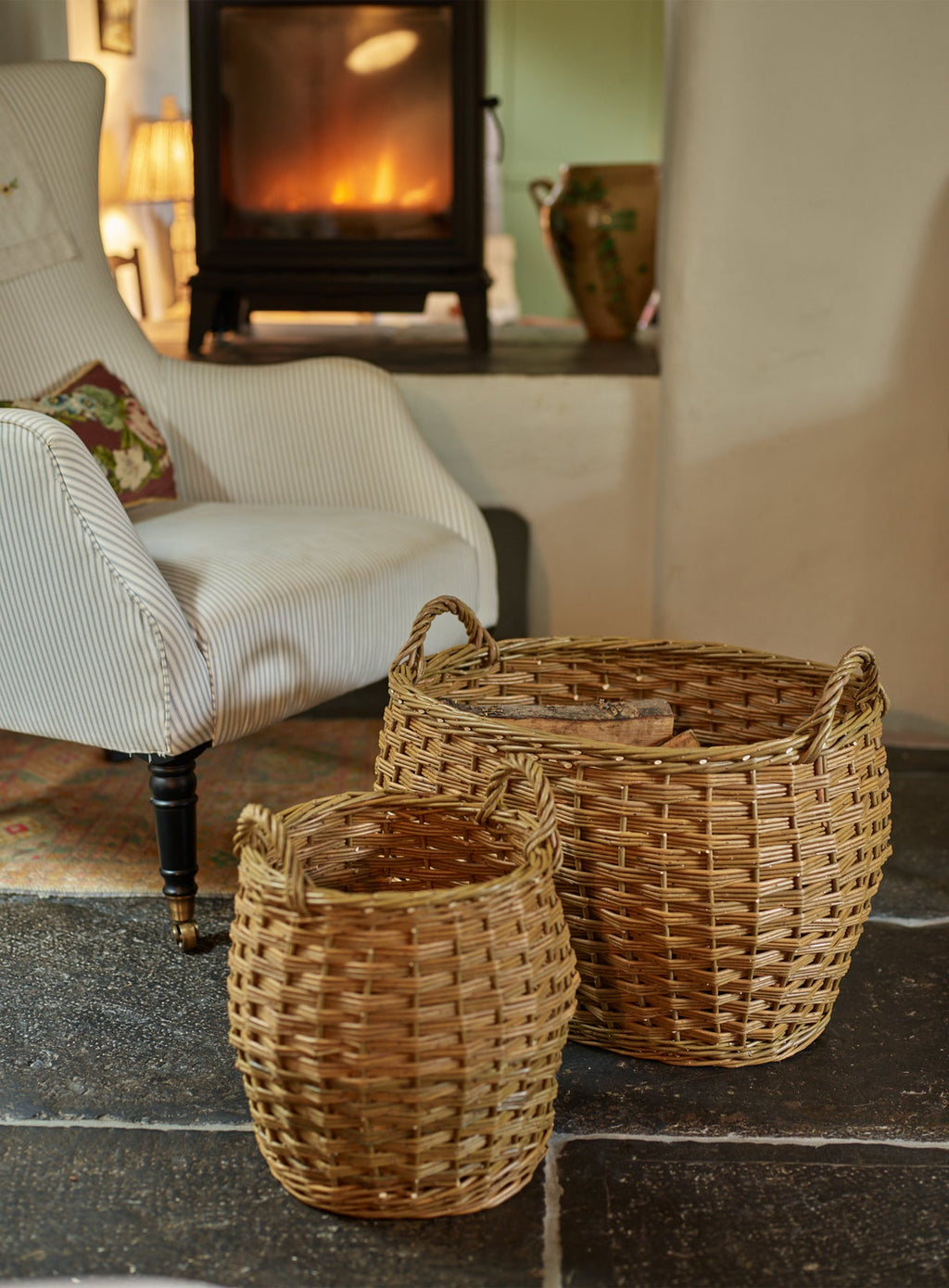 Handwoven Willow Basket