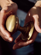 Grove Door Pull, Antique Brass