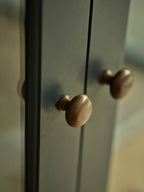 Grove Simple Knob, Large, Antique Brass