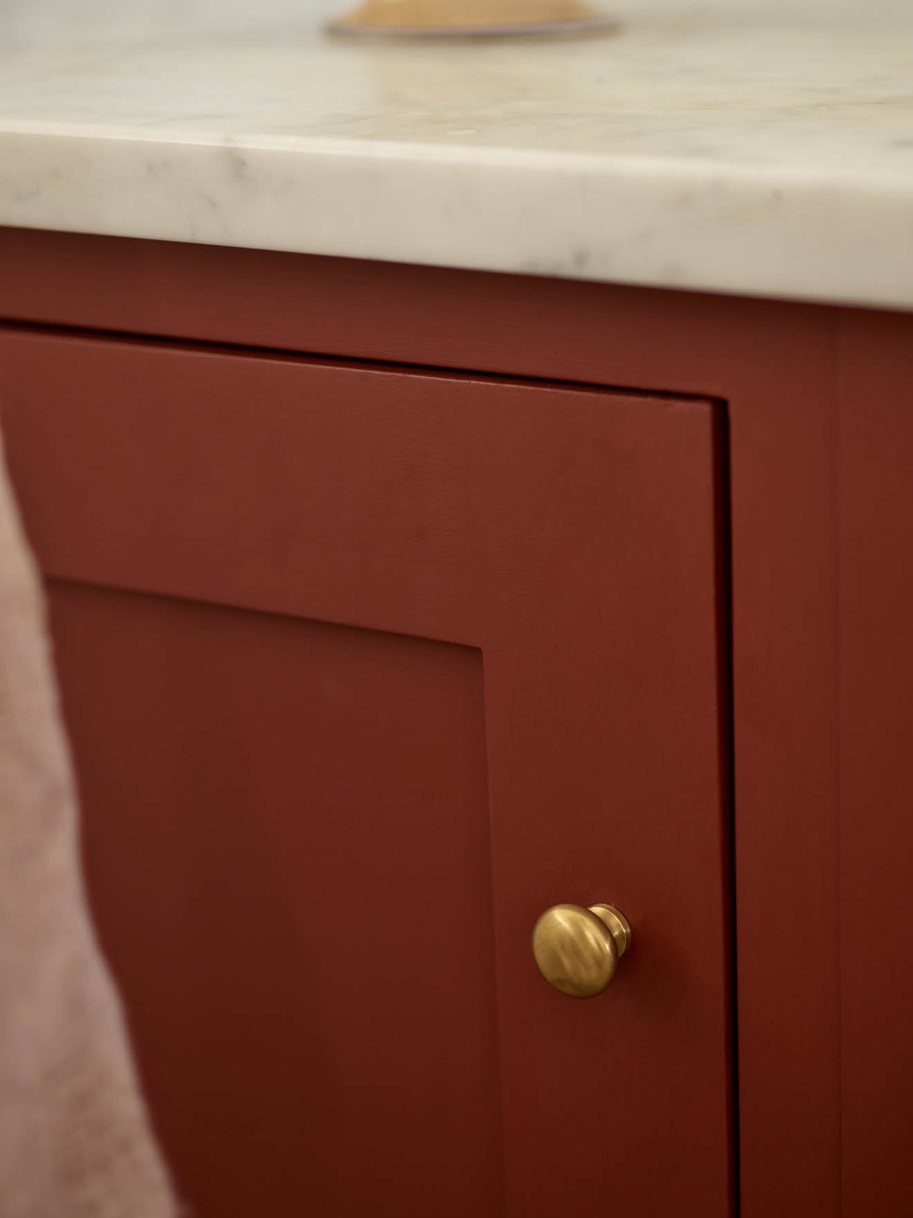 Grove Simple Knob, Small, Matt Brass