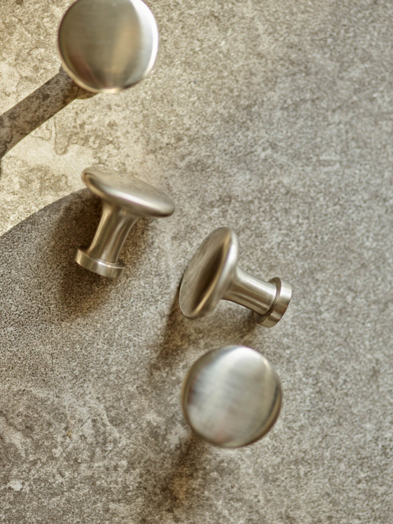 Grove Flattened Knob, Matt Nickel