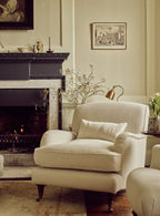 Abington Armchair, Rust Linen