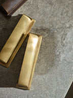 Grove Rectangular Cup Handle, Matt Brass