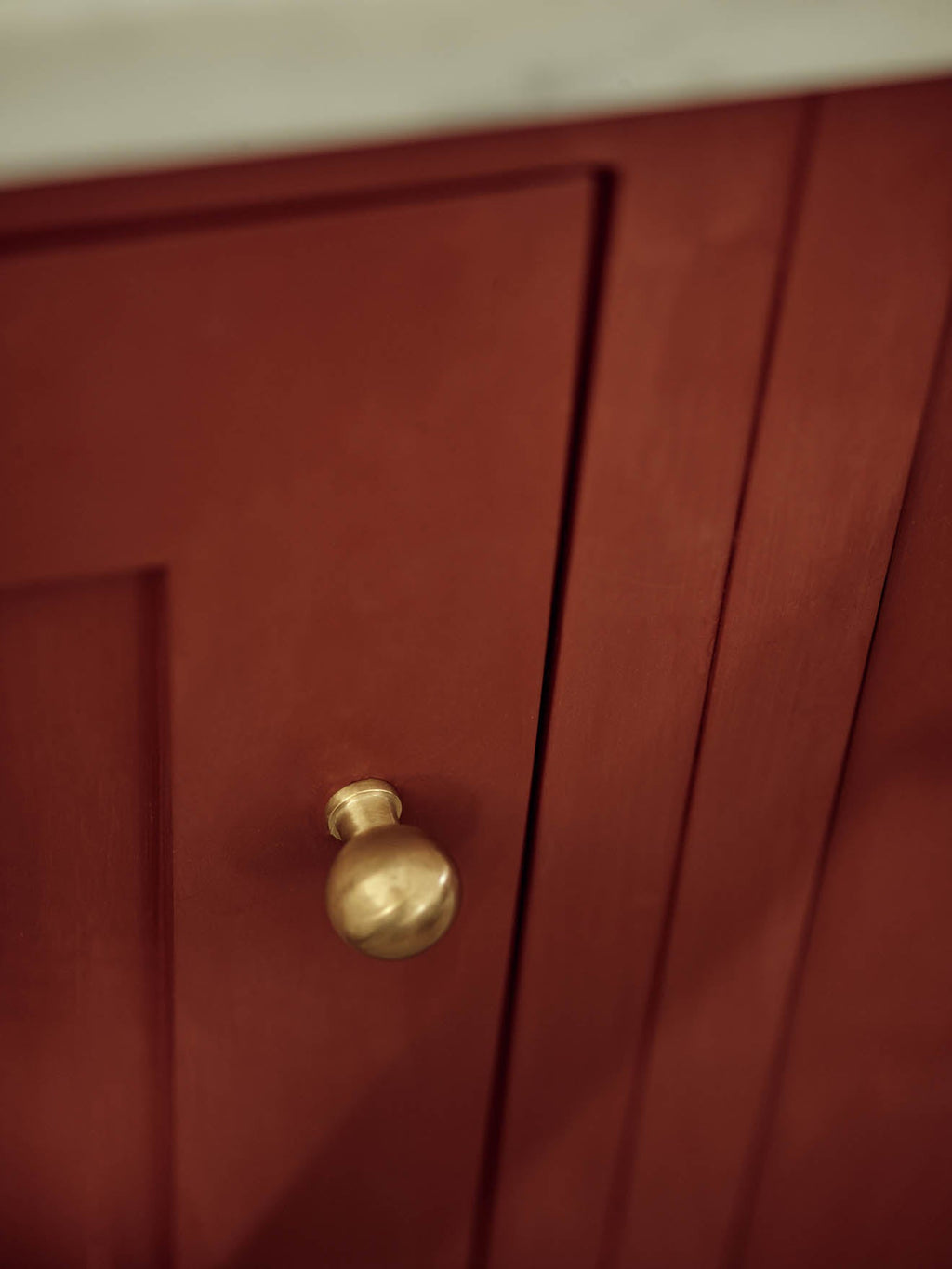 Grove Smooth Rounded Knob, Matt Brass