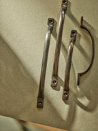 Grove Pull Handle, Long, Aged Bronze