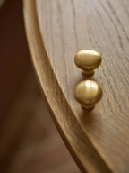Grove Simple Knob, Large, Matt Brass