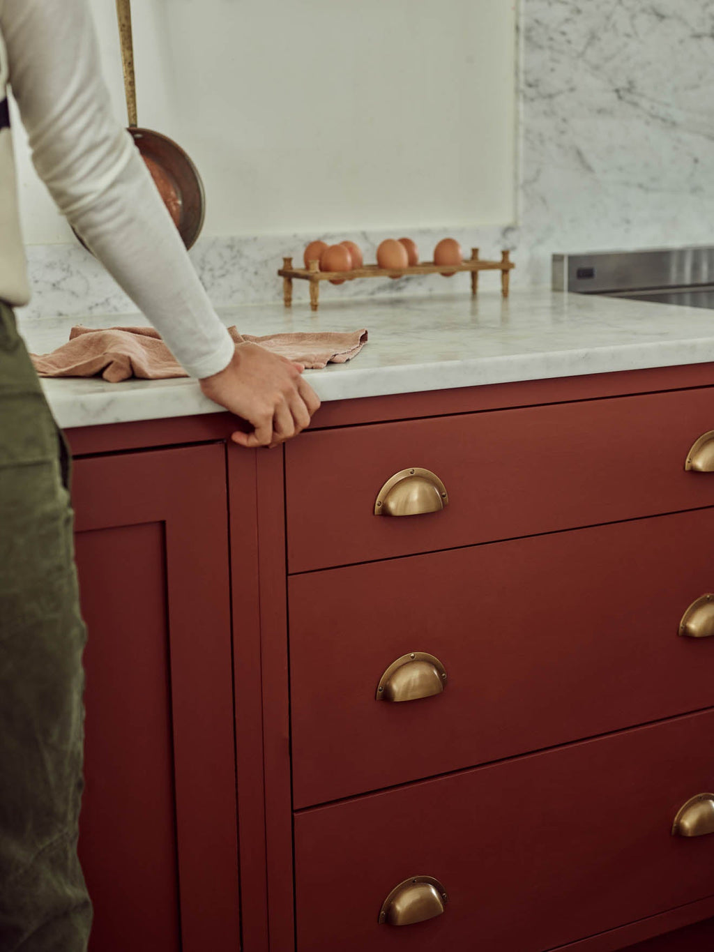 Grove Cup Handle, Antique Brass