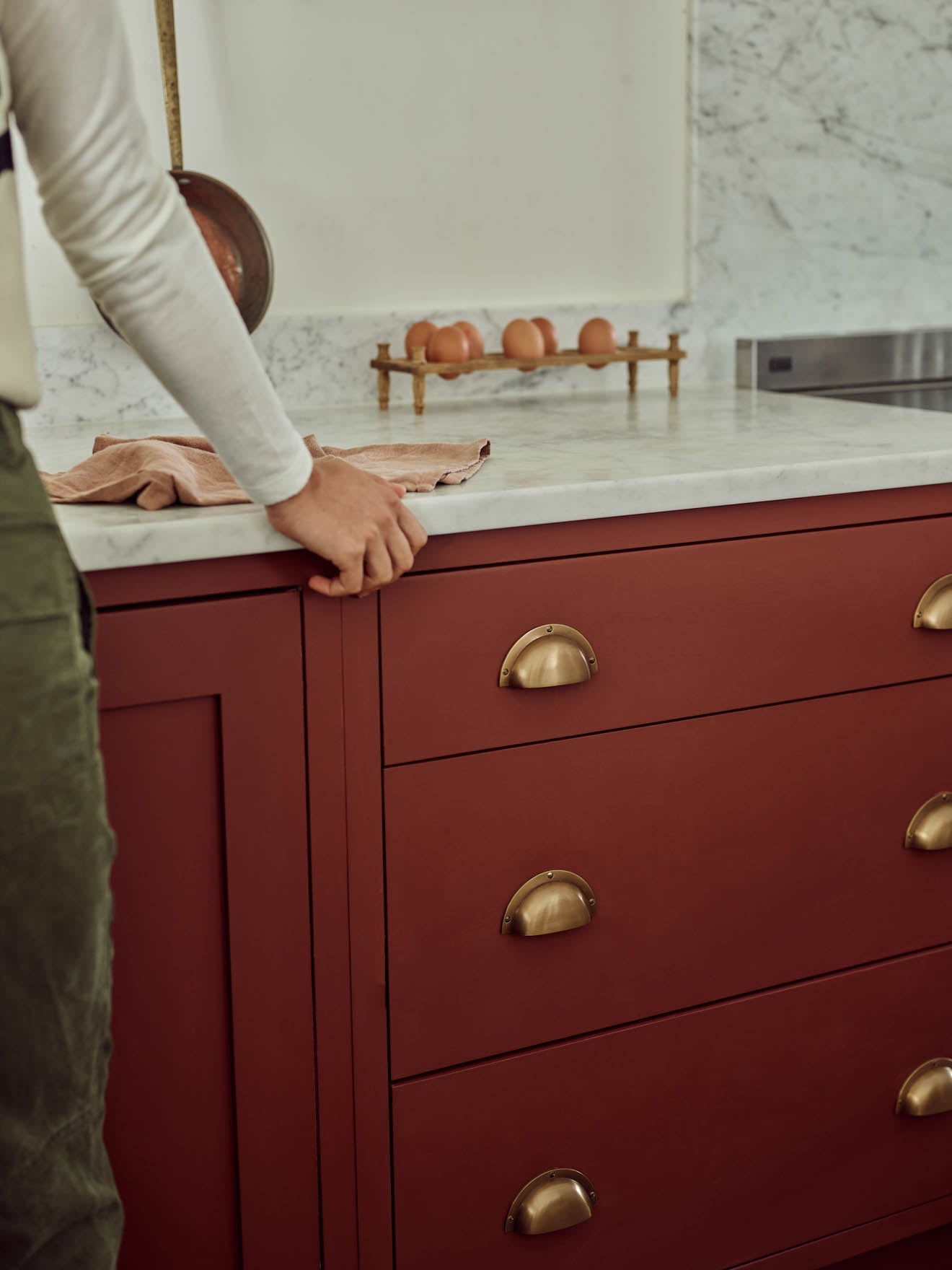 Grove Cup Handle, Antique Brass