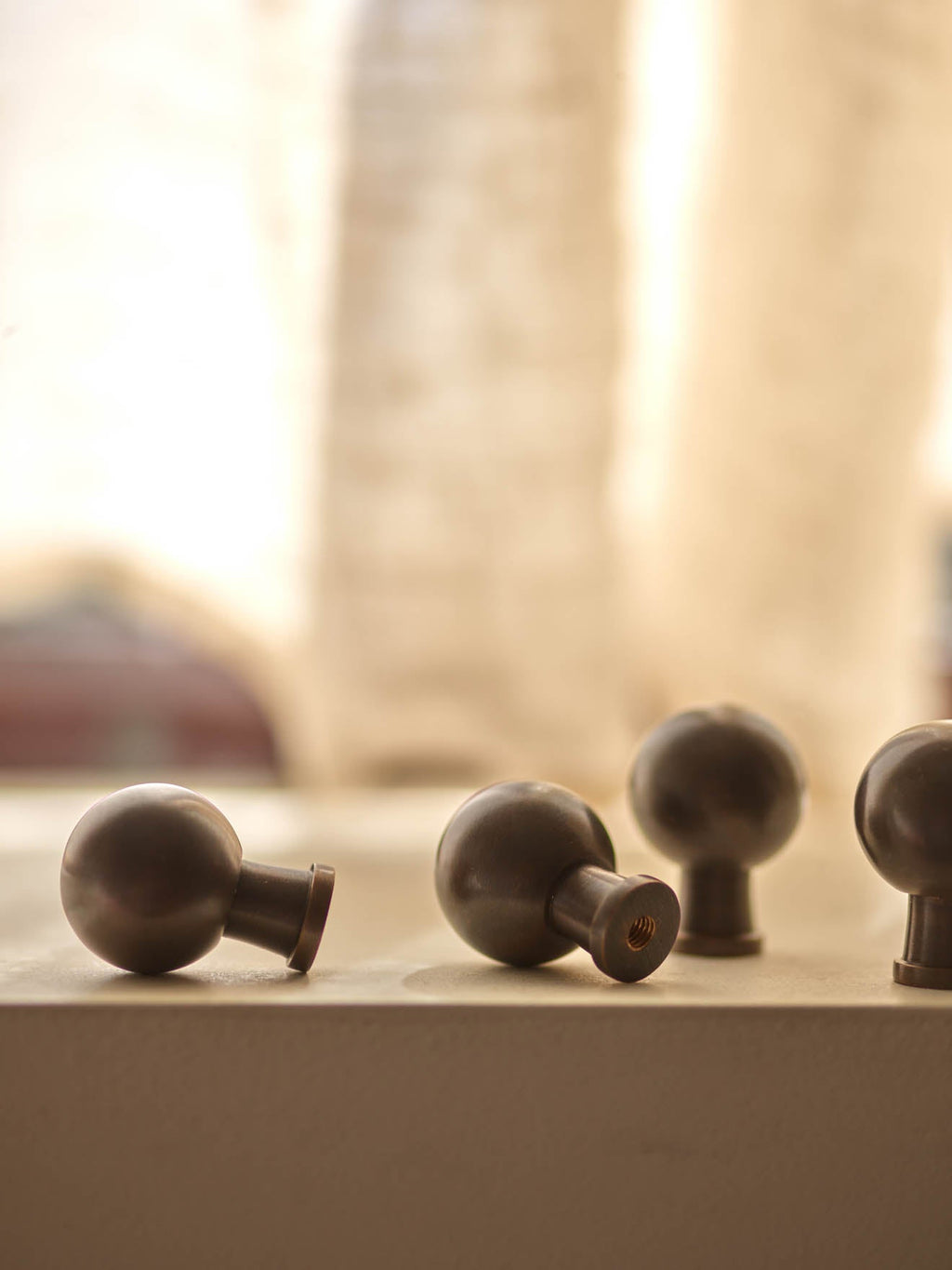 Grove Smooth Rounded Knob, Aged Bronze