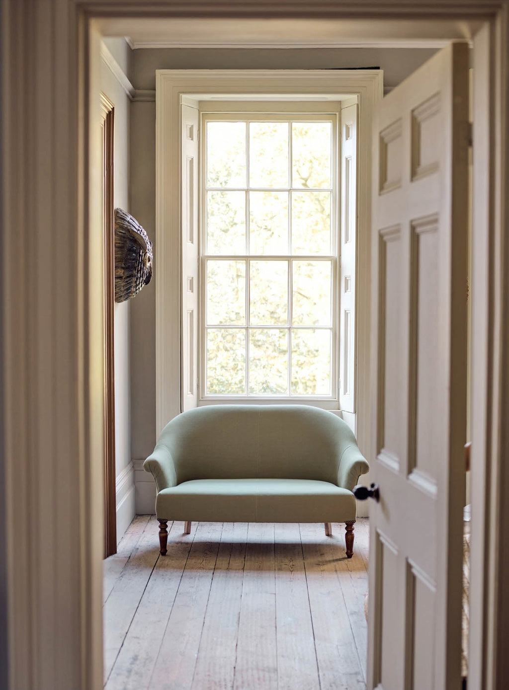 Clandon Sofa, Heritage Green Stripe