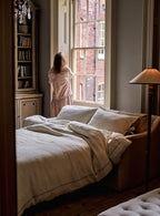 Warren Loose Cover Sofa Bed, Heritage Pink Stripe