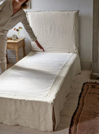 Mila Bed, Heritage Mole Stripe