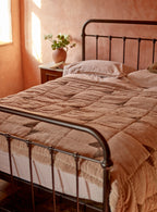 Matilda Velvet Patchwork Quilt