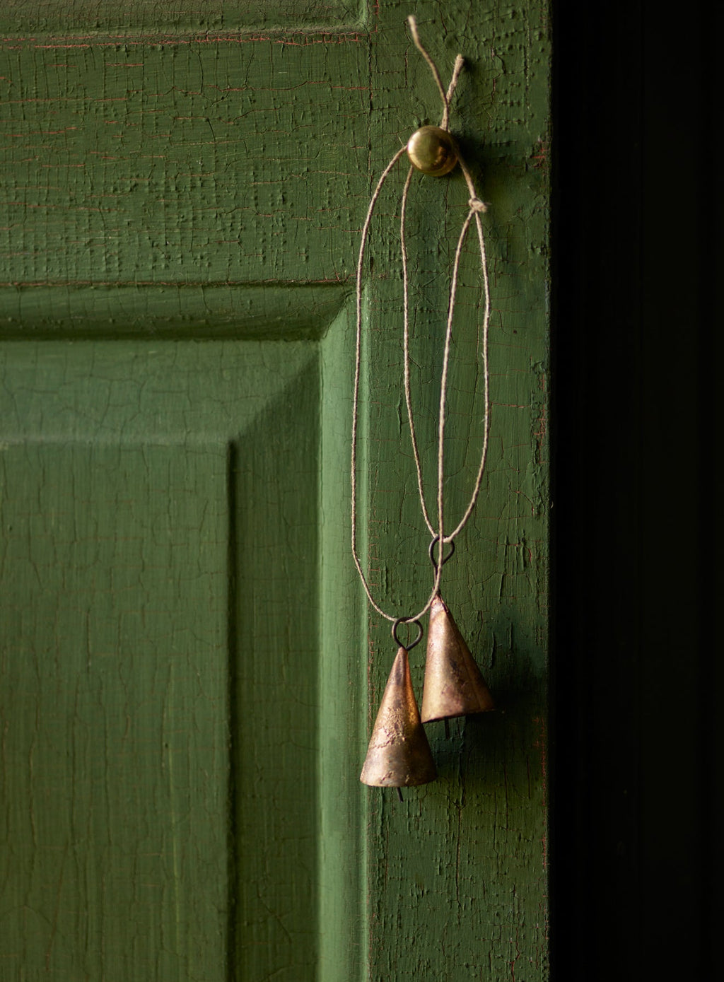 Rustic Bell Decoration, Set of Six