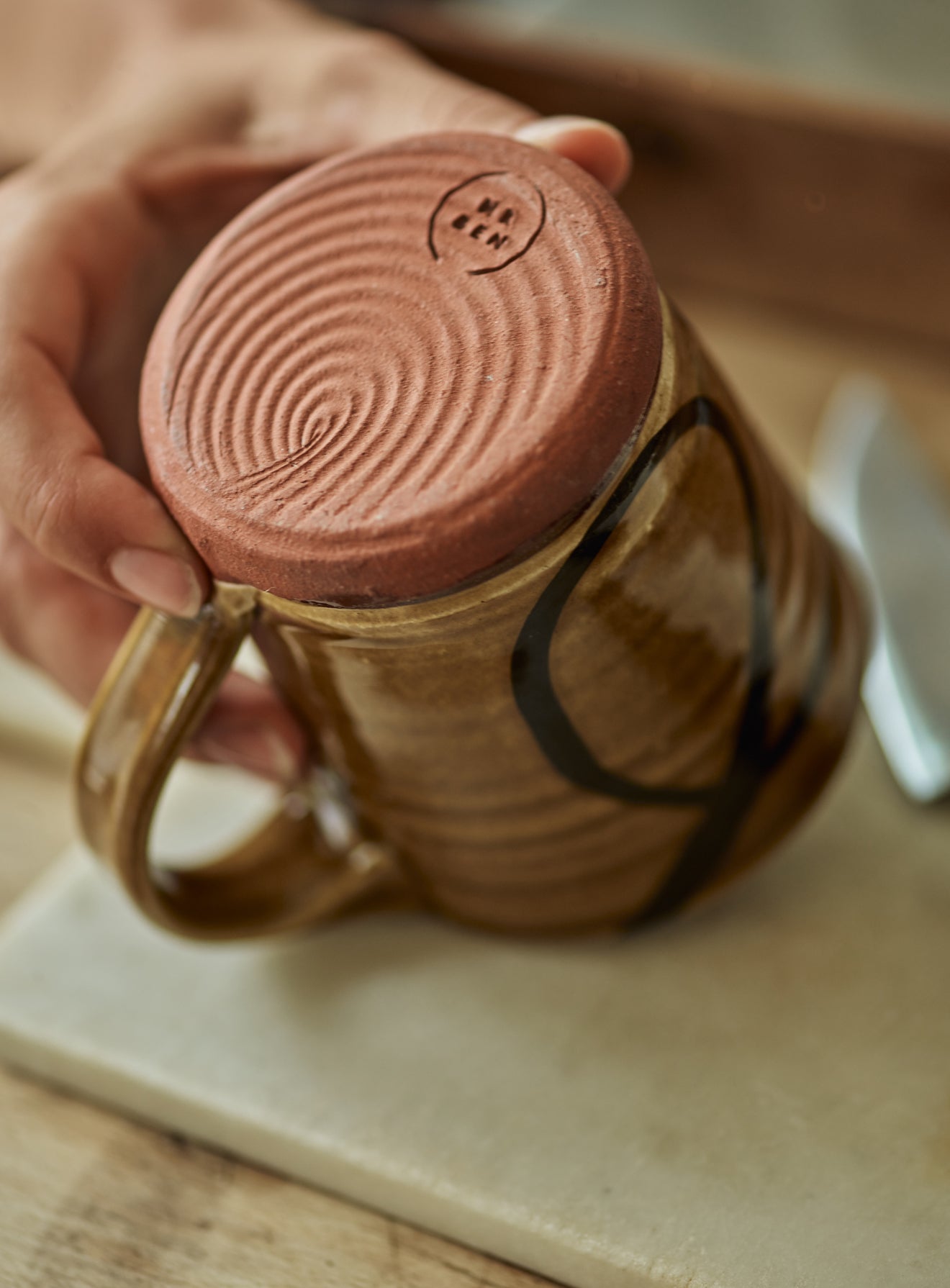 Handmade Terracotta Tea Mug
