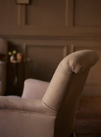 Finley Armchair, Grey Linen