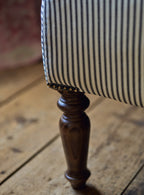 Clandon Sofa, Black Ticking Stripe