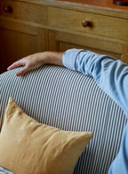 Clandon Sofa, Black Ticking Stripe