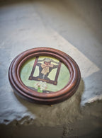 Emery Oak Picture frame, Round