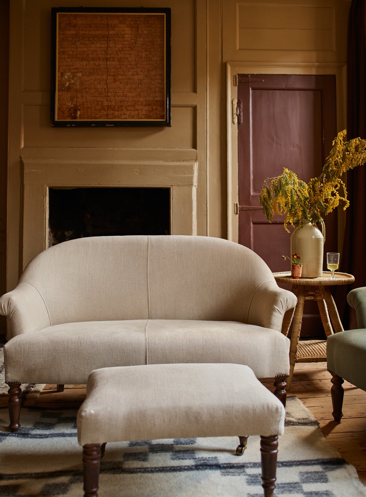 Clandon Sofa, Clover Velvet