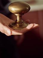 Grove Door Pull, Antique Brass