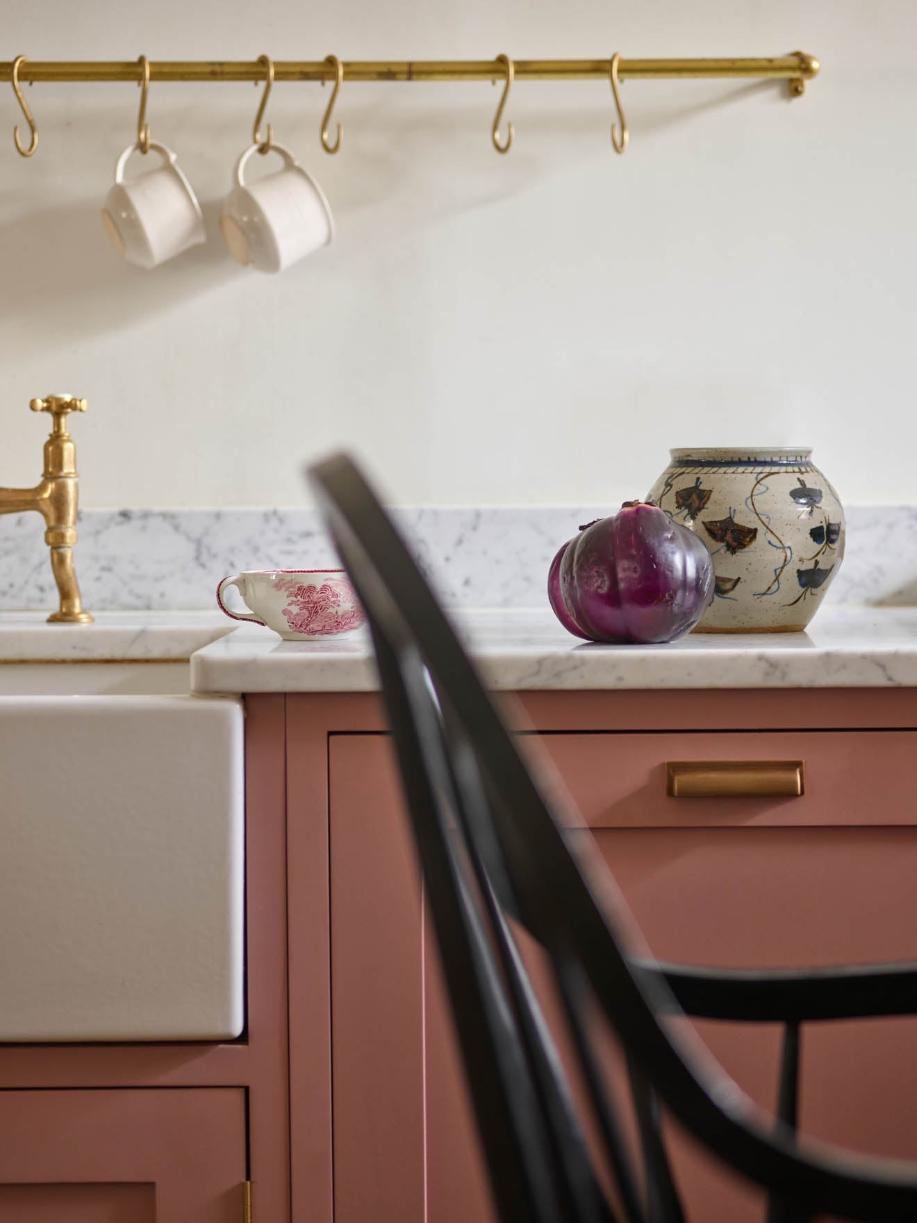 Grove Rectangular Cup Handle, Antique Brass