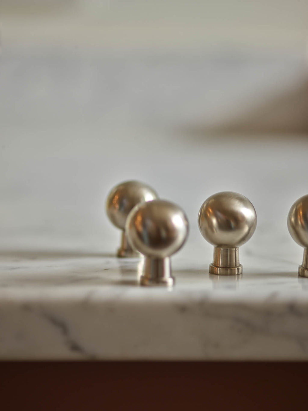 Grove Smooth Rounded Knob, Matt Nickel