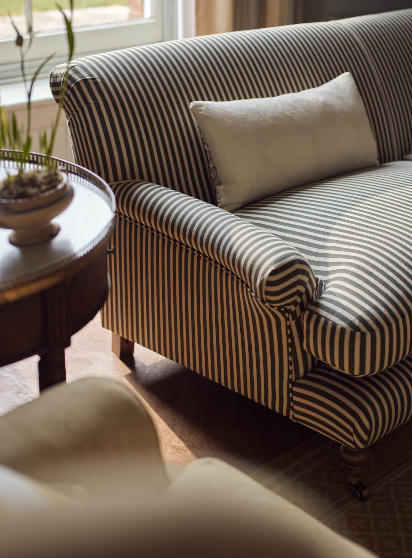 Remy Sofa, Three Seater, Heritage Pink Stripe