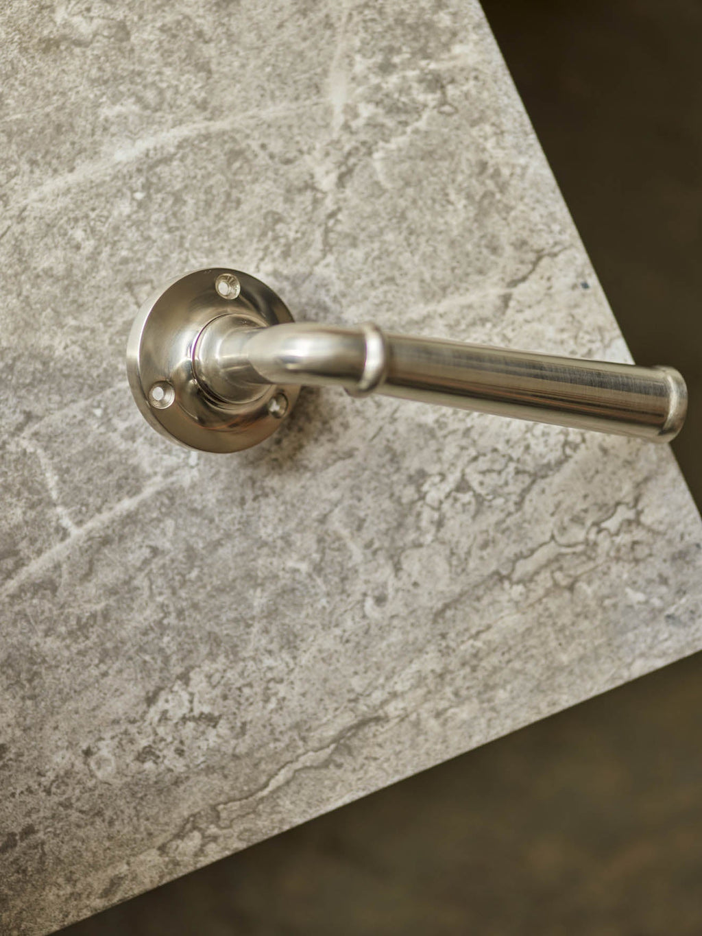 Grove Levered Door Handles, Matt Nickel