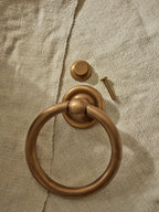 Grove Door Knocker, Antique Brass