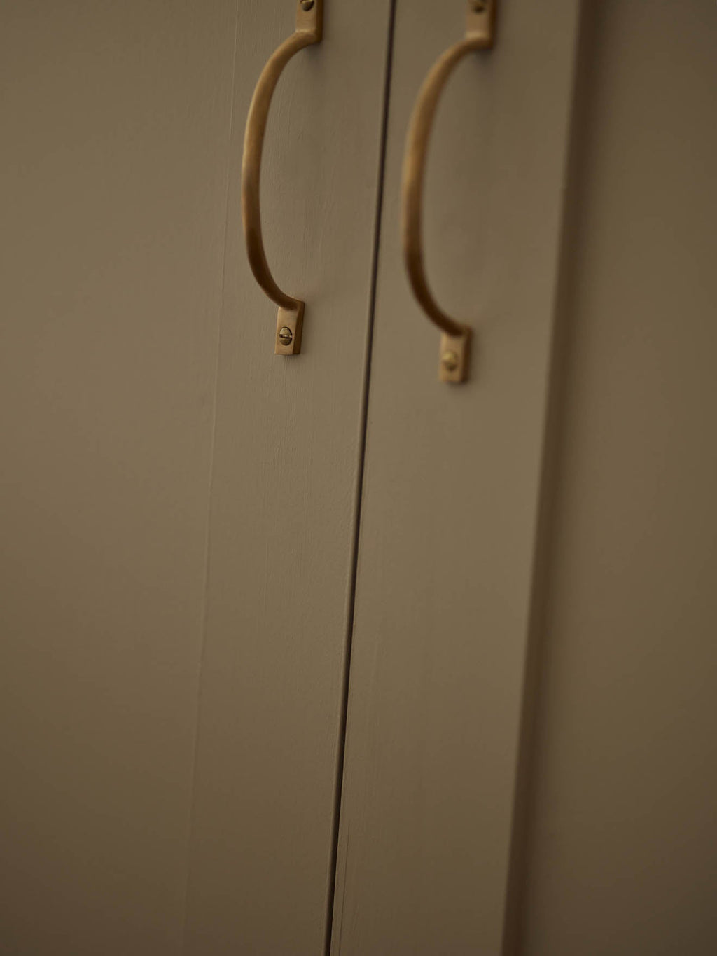 Grove Pull Handle, Short, Matt Brass