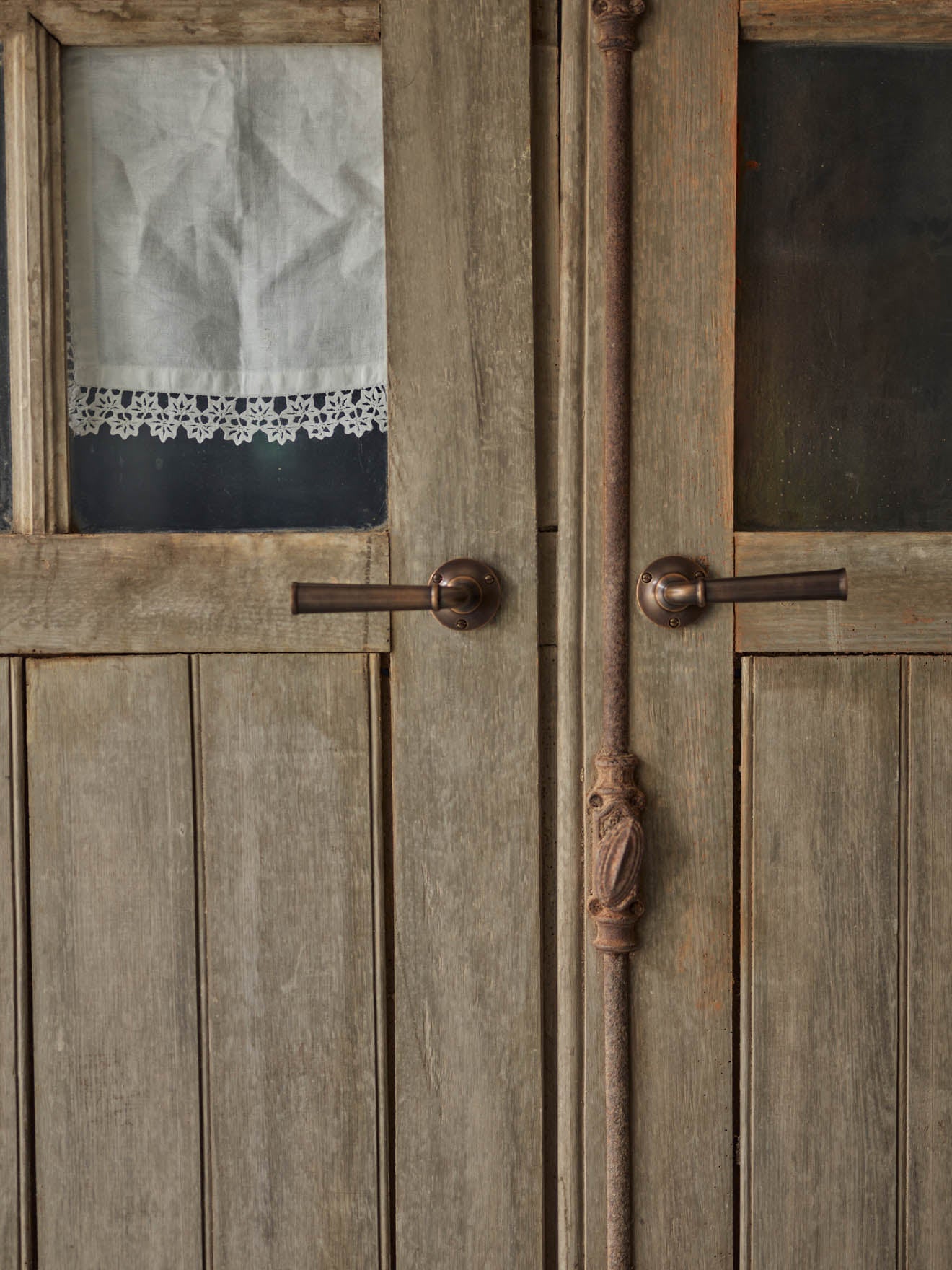 Grove Levered Door Handles, Aged Bronze