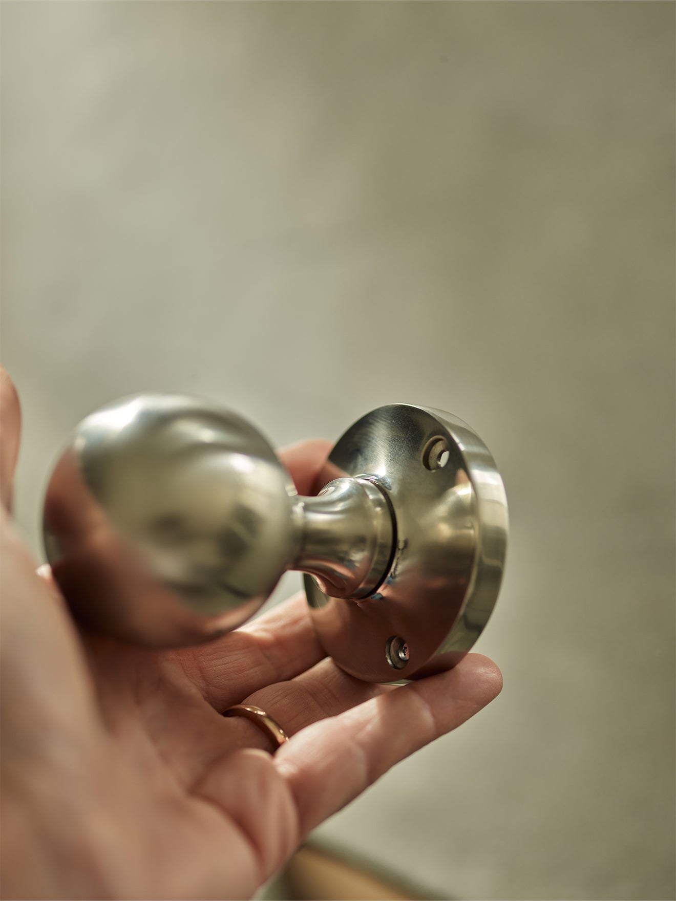 Grove Door Handles, Matt Nickel