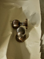 Grove Door Handles, Aged Bronze