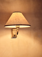 Arlo Card Lampshade, Small, Pink Stripe Trim