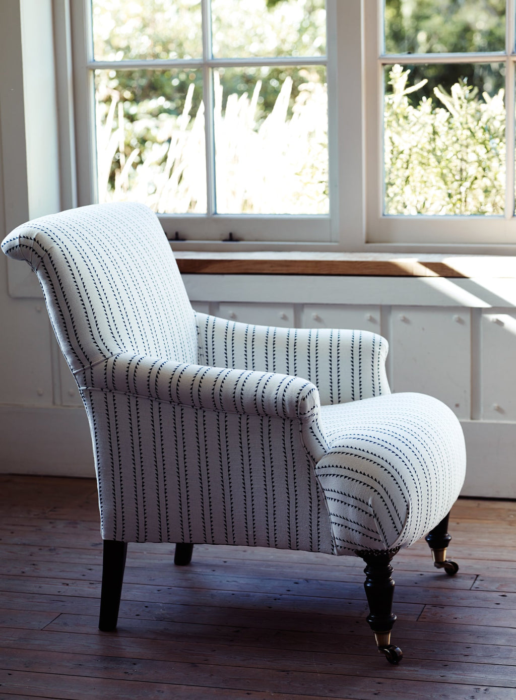 Prints & Weaves, Inky Windmill Stripe