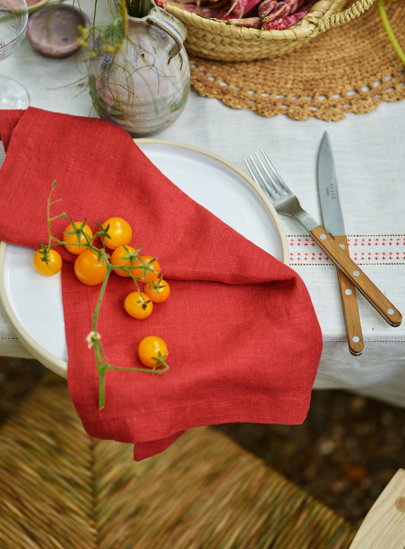 Handmade Stoneware Dinner Plate