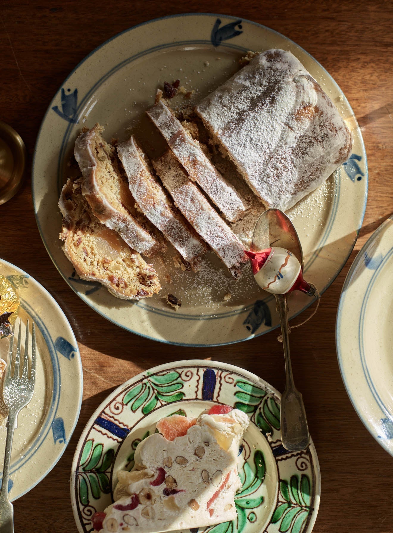 Inky Painted Dinner Plate