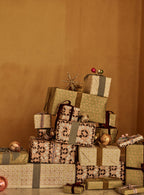 Handmade Wrapping Paper, Pale Petal, Set of Three