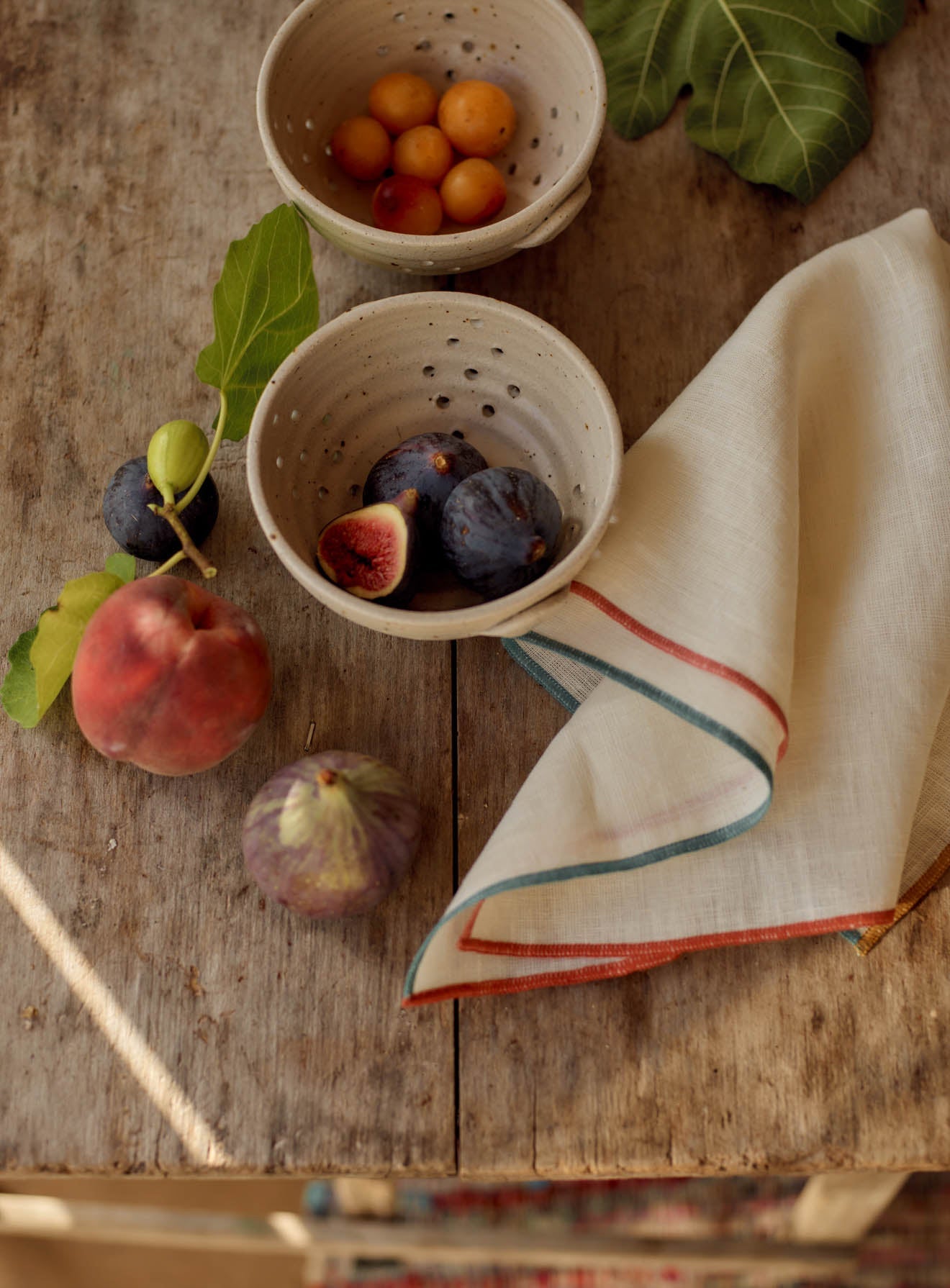 Handmade Speckled Berry Colander
